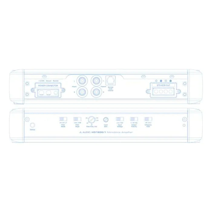 JL Audio HD1200/1 - Class D Monoblock Wide-Range Amplifier