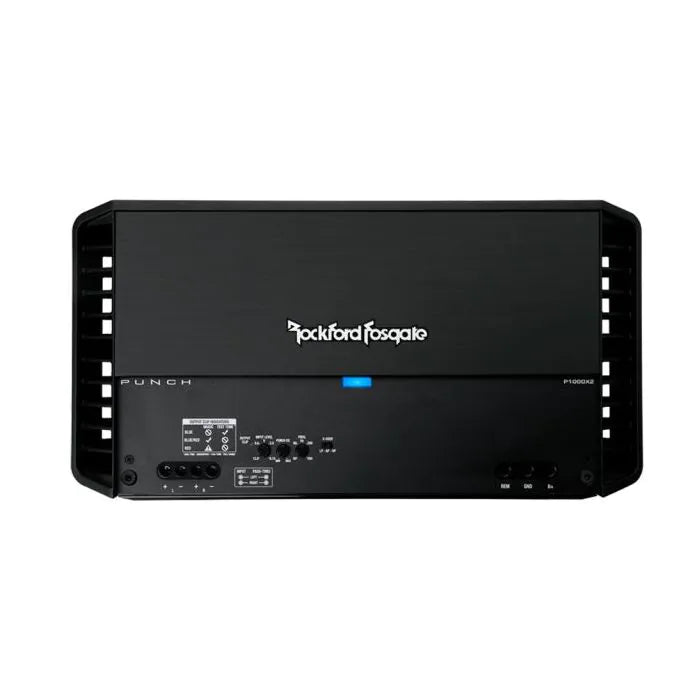 Rockford Fosgate Punch P1000X2 - 2 Channel Bridgeable Car Amplifier 1000W