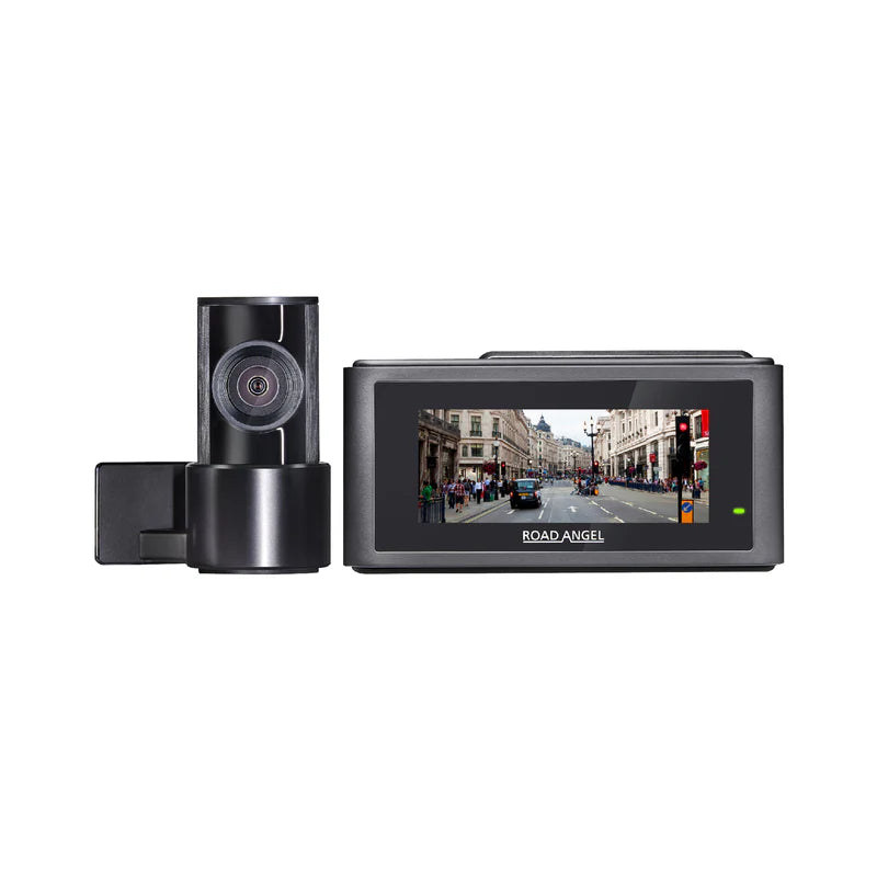 Road Angel Halo Play – 4K Dual Dash Cam with 3.2" Screen, Parking Mode &amp; Quick Release Mounting