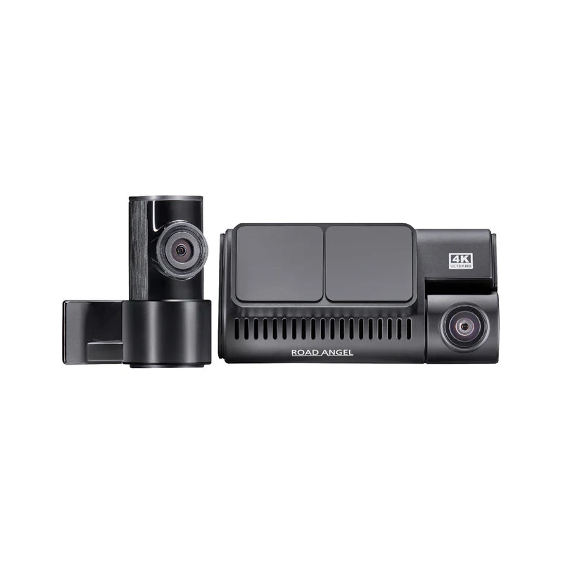 Road Angel Halo Ultima – 4K Dual Dash Cam with Parking Mode & Quick Release Mounting