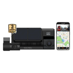 Road Angel Halo Ultima – 4K Dual Dash Cam with Parking Mode & Quick Release Mounting