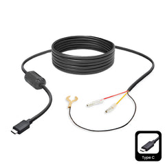 RA7300C Road Angel Halo Dash Cam 5V Type-C Hardwiring Kit with Battery Monitor