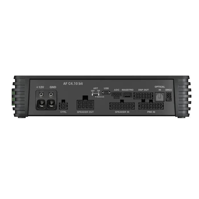 Audison Forza AF C4.10 bit - 10 CH DSP D-Class Fully Bridgeable Car Amplifier 600W