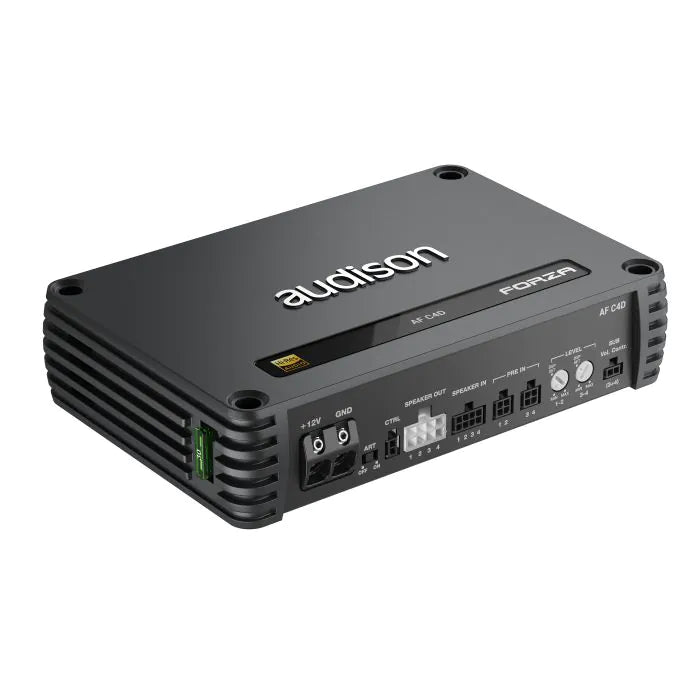 Audison AF C4D - 4 /2 Channel D-Class Bridgeable Car Amplifier 600W Total Power