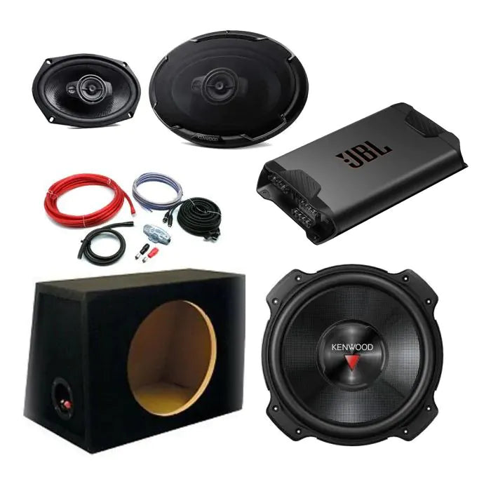 JBL Concert 4 Channel Amp + 12" Sub + 6x9 Speakers Deal