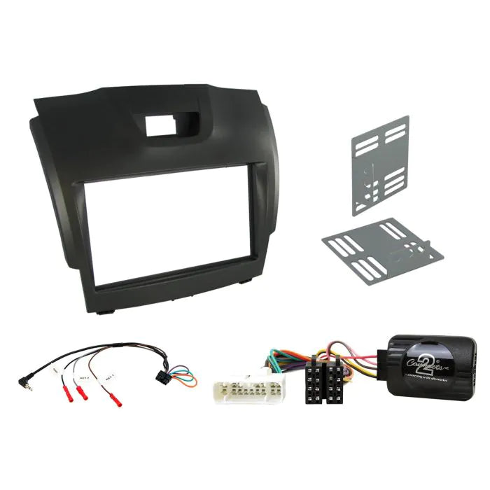 Connects2 CTKIZ01 - Isuzu MU-X 2014-2021 Complete Double Din Stereo Fitting Kit