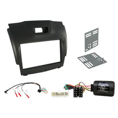 Connects2 CTKIZ02 - Isuzu MU-X 2015-2021 Complete Double Din Stereo Fitting Kit