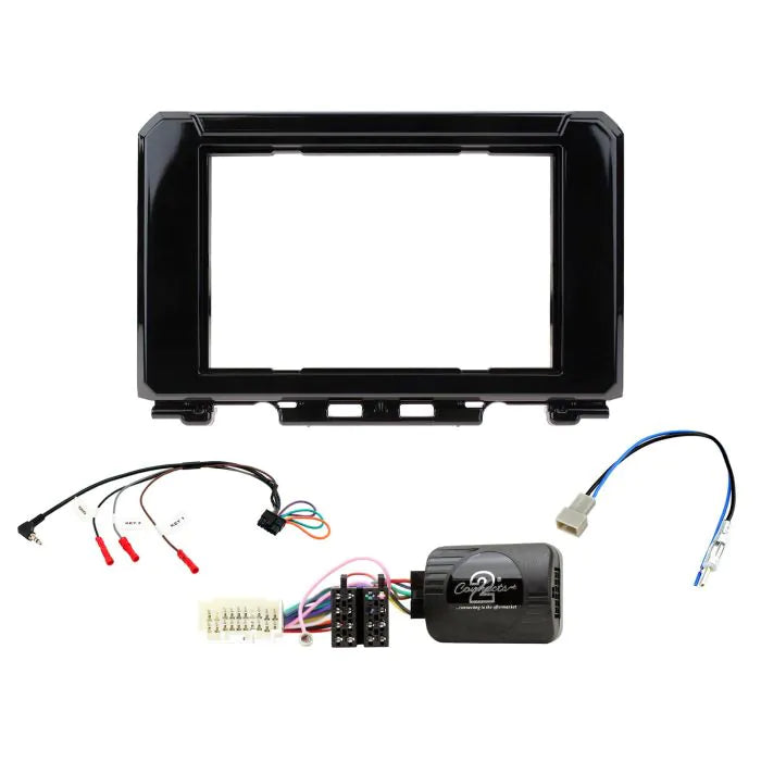 Connects2 CTKSZ13 - Suzuki Jimny 2018> Gloss Black Double DIN Radio Installation Kit