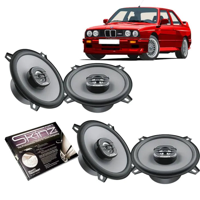 BMW 3 Series E30 - Front & Rear Speakers Upgrade Package (W/O Factory Tweeter Housing)