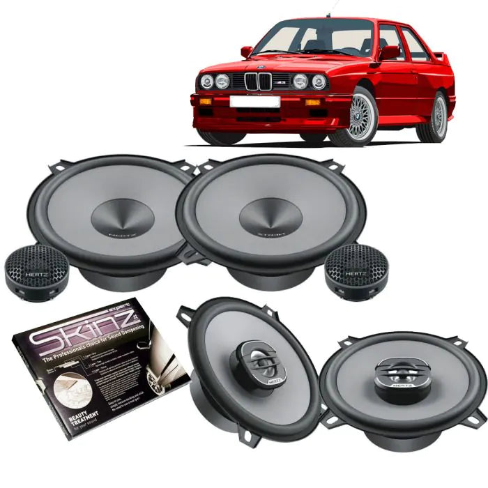 BMW 3 Series E30 - Front & Rear Speakers Upgrade Package (With Factory Tweeter Housing)