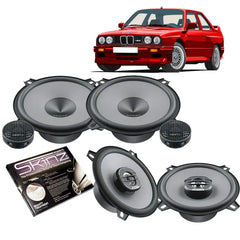 BMW 3 Series E30 - Front & Rear Speakers Upgrade Package (With Factory Tweeter Housing)