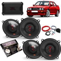 BMW 3 Series E30 - JBL Front & Rear Speakers & Amplifier Upgrade Package