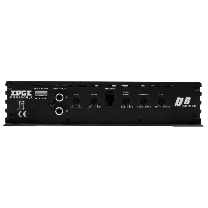 Edge EDB1000.1-E4 - 1 Channel Mono Car Amplifier Bass Amp 2000W