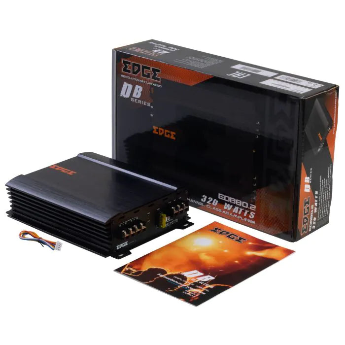 EDGE EDB80.2LITE-E2 - 2 Channel Car Amplifier 320W