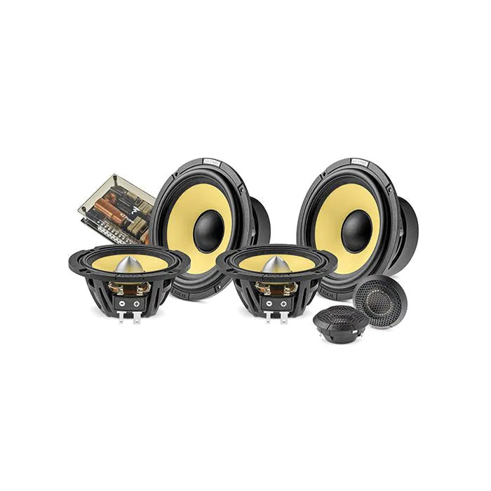 Focal ES165 KX3E - ELITE K2 Power 6.5" 3-Way Component Car Speakers 680W