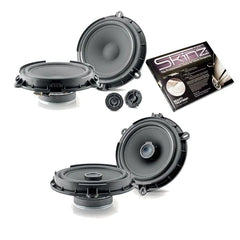 Bespoke 2-Way Car Component Speakers & Rear Coaxial Speaker for Ford Models
