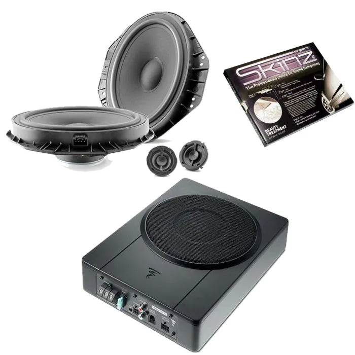 Bespoke Car 2-Way Component Speaker Upgrade With 2.1 Active Underseat Subwoofer For Ford F-150 Raptor