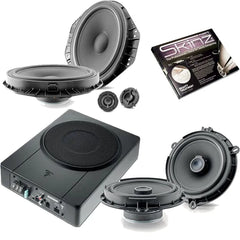 Bespoke Front 2-Way Component Speakers & Rear Coaxial Upgrade With 2.1 Active Underseat Subwoofer For Ford F-150 Raptor