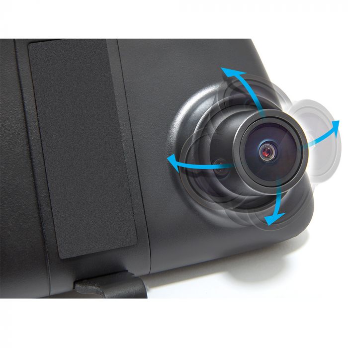 Road Angel Halo Vision 3 – 2160P 4K Mirror Dual Dash Cam with 10" Anti-Glare LCD Touch Screen &amp; Dual Parking Mode