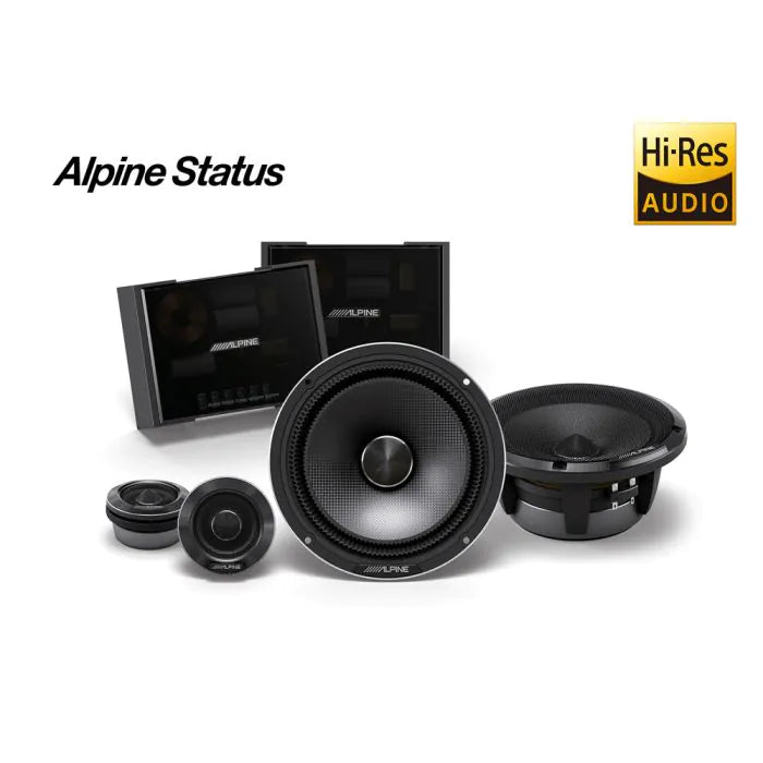 Alpine HDZ-65C - Status Hi-Res 6.5" 16.5cm 2-Way Component Car Speakers