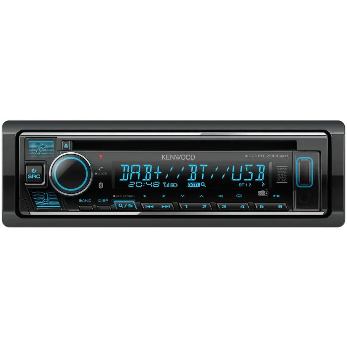 Kenwood KDC-BT760DAB - CD/MP3 DAB+ Bluetooth USB Smartphone Alexa Stereo