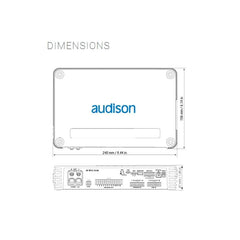 Audison AF M12.14 bit 14 CH DSP + 12 x 90 W @ 2 ohm D-class Fully Bridgeable Amplifier