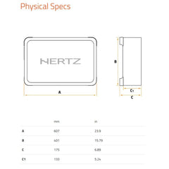 Hertz MPBX 300 S2 - 12" Utra-Shallow Sealed Subwoofer Enclosure 1000W