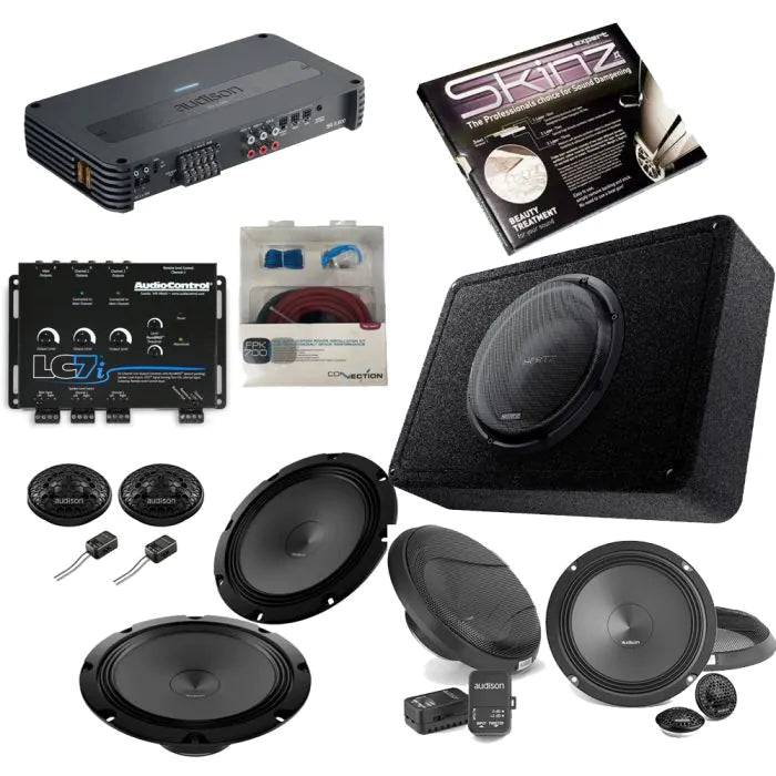 Audison Complete 8" Speakers & 12" Subwoofer Upgrade for Audi A5 S5 RS5