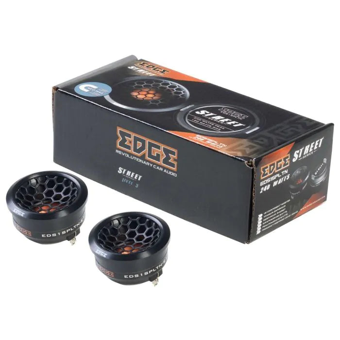Edge EDS1SPLTN-E1 - 1.9" Silk Dome Car SPL Tweeter 240W Total Power - PAIR