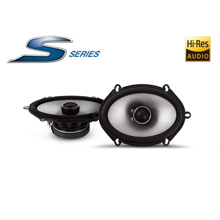 Alpine S2-S68 - S-Series 6"x8” 2-Way Coaxial Car Speakers 230 Watts