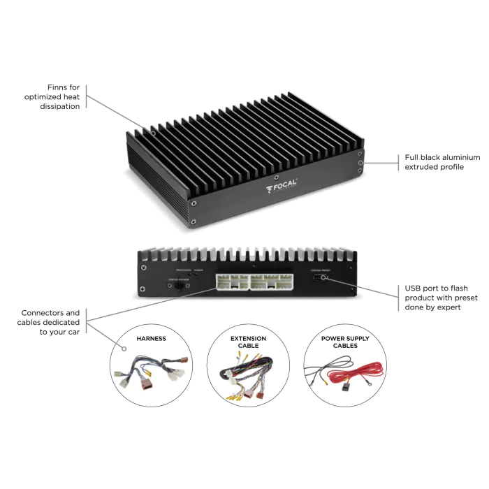 Focal FIT 9.660 - 9 Channel DSP Amplifier 660W RMS Power