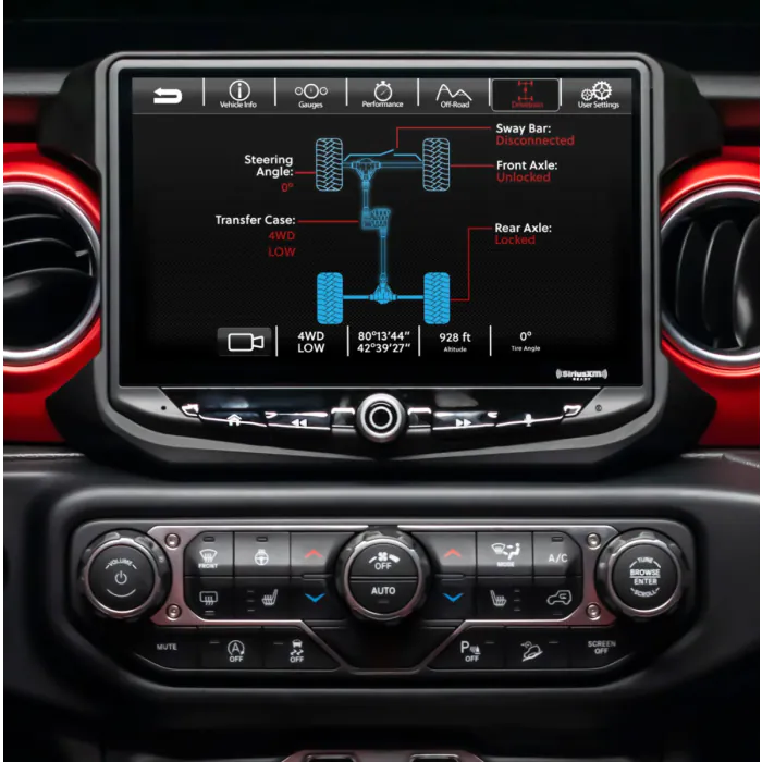 Jeep Wrangler JL/Gladiator JT (2018-2023) HEIGH10 10" Car Stereo with Fully Integrated Fitting Kit