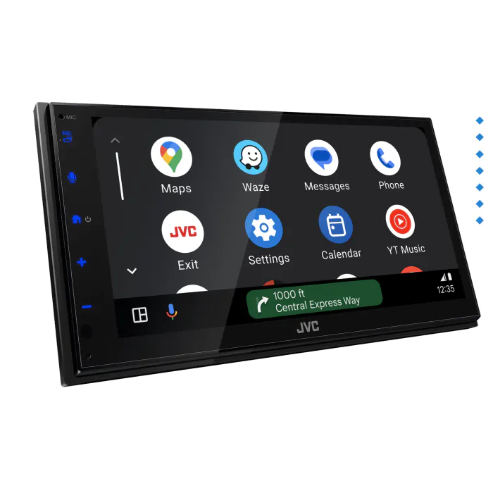 JVC KW-M595DBT - 6.8” Wired CarPlay Android Auto Mirroring DAB+ Radio Multimedia Screen