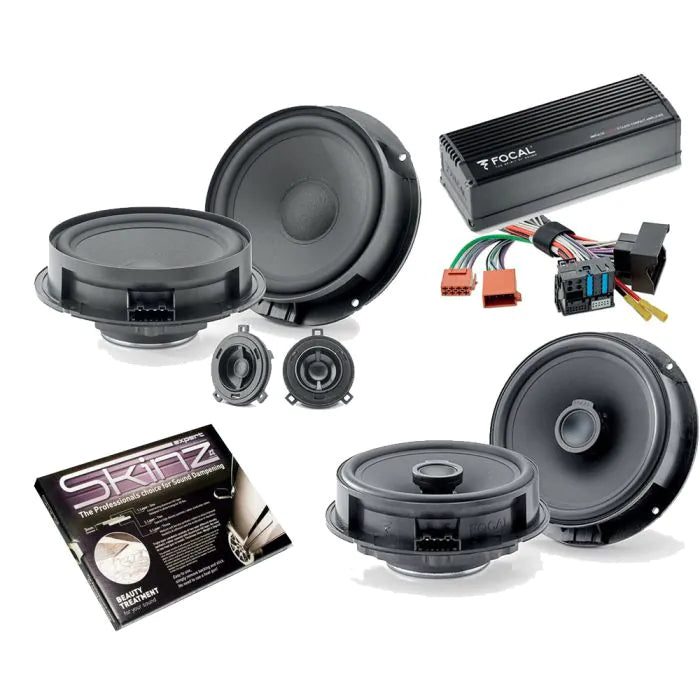 Bespoke Car 2-Way Component Coaxial Speakers & Amplifier Upgrade For VW Models
